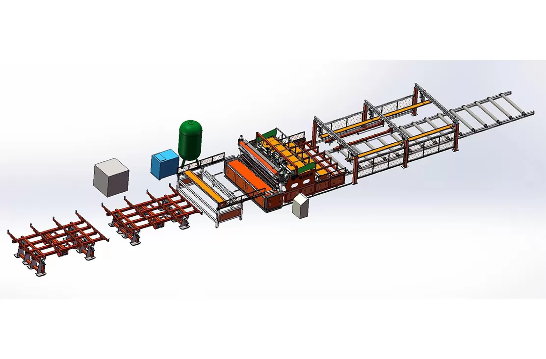 YFWC series intelligent steel mesh production line