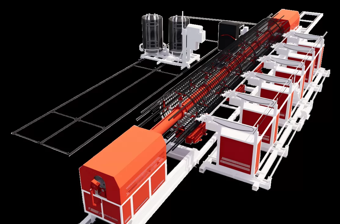 Fully automatic steel cage welding workstation