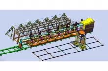 Fully automatic steel cage welding workstation
