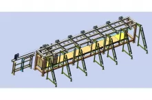Fully automatic steel cage welding workstation